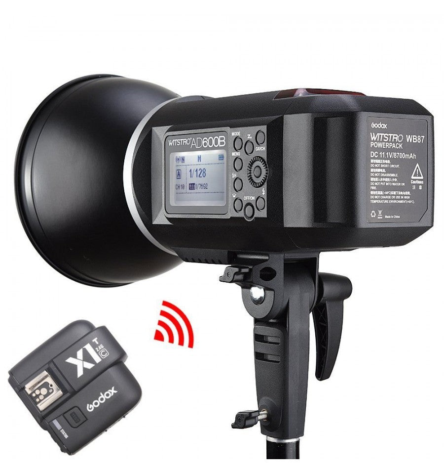 Flash Godox AD600B TTL HSS con transmisor X1