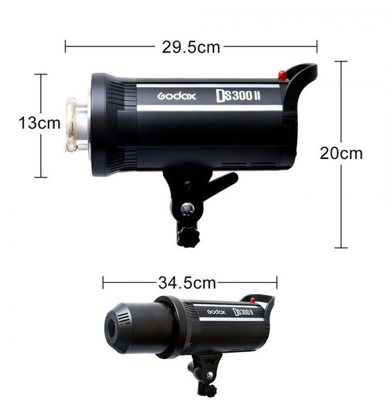 Kit 2 flashes Godox DS300II receptor interno, SoftBox, pies Kit 2 flashes Godox DS300II receptor interno, SoftBox, pies
