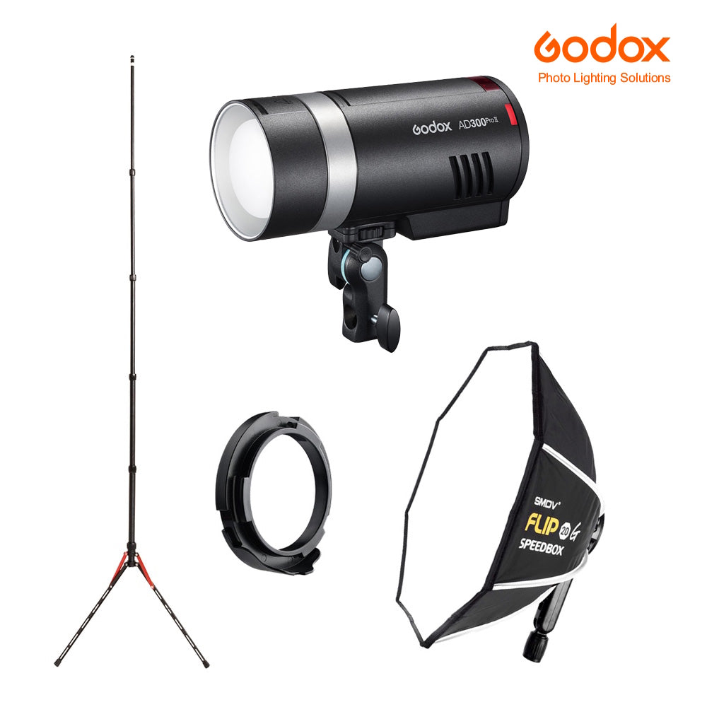 Flash Autónomo Godox AD300ProII Go Kit