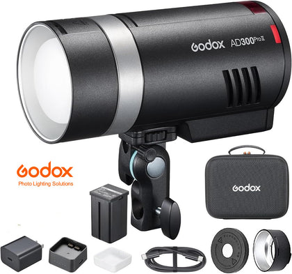 Flash autónomo Godox AD300Pro II TTL HSS