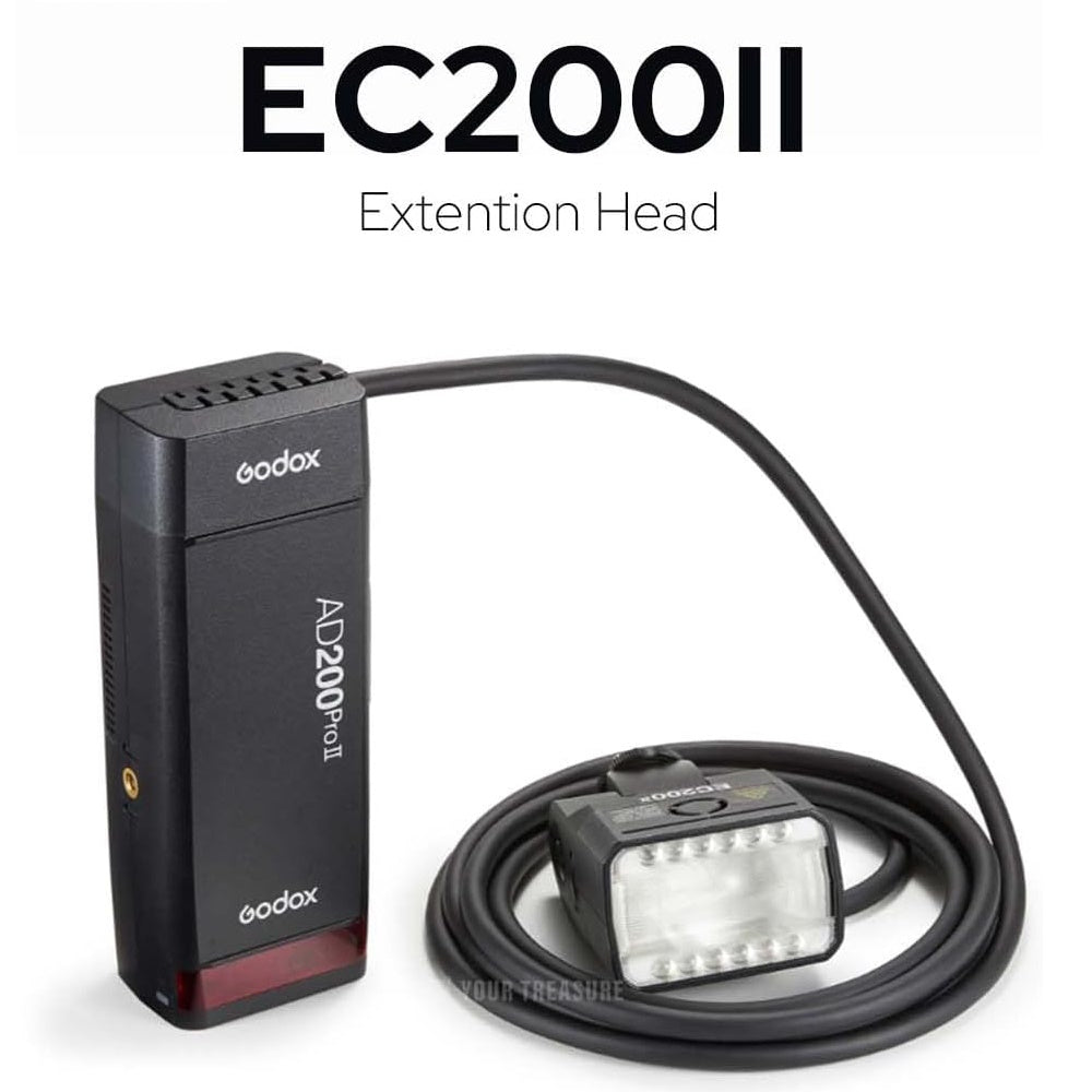 Cabezal de extensión EC200II para Godox AD200Pro II