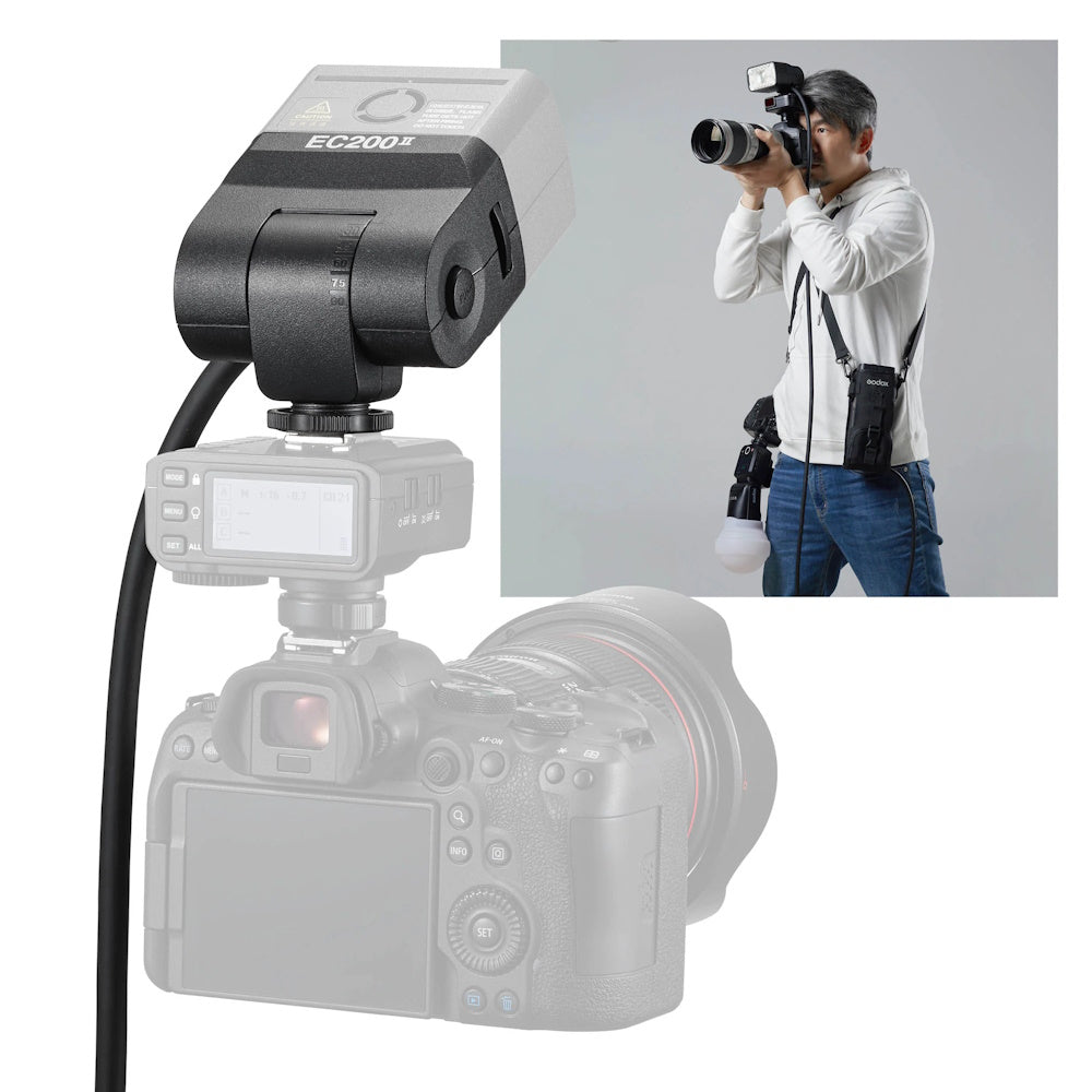 Cabezal de extensión EC200II para Godox AD200Pro II