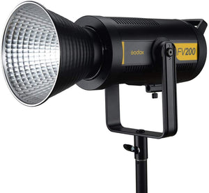 Foco híbrido Led-Flash Godox FV200 con HSS y receptor X 2.4Ghz