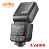 Godox V480 TTL HSS para Canon con batería de litio y pantalla táctil