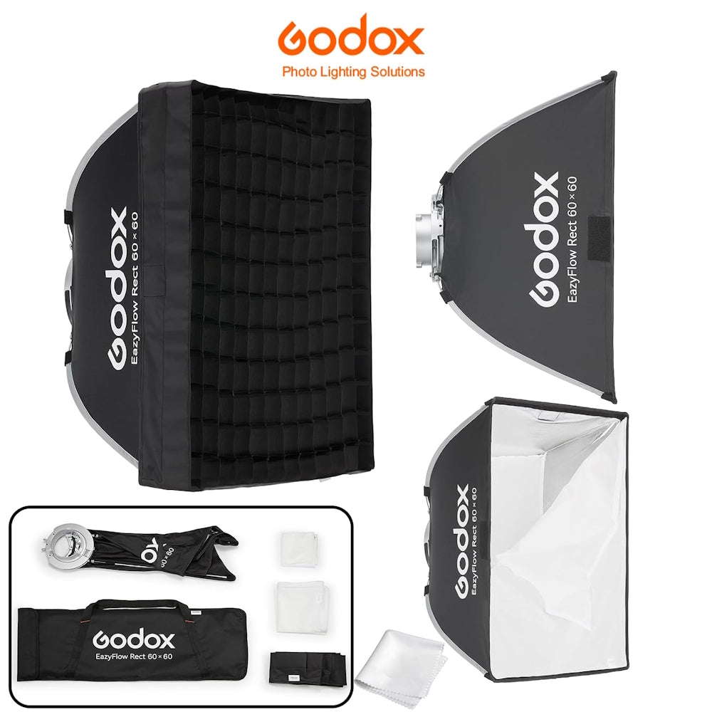 Godox EazyFlow 60×60 cm – Softbox Cuadrado Bowens