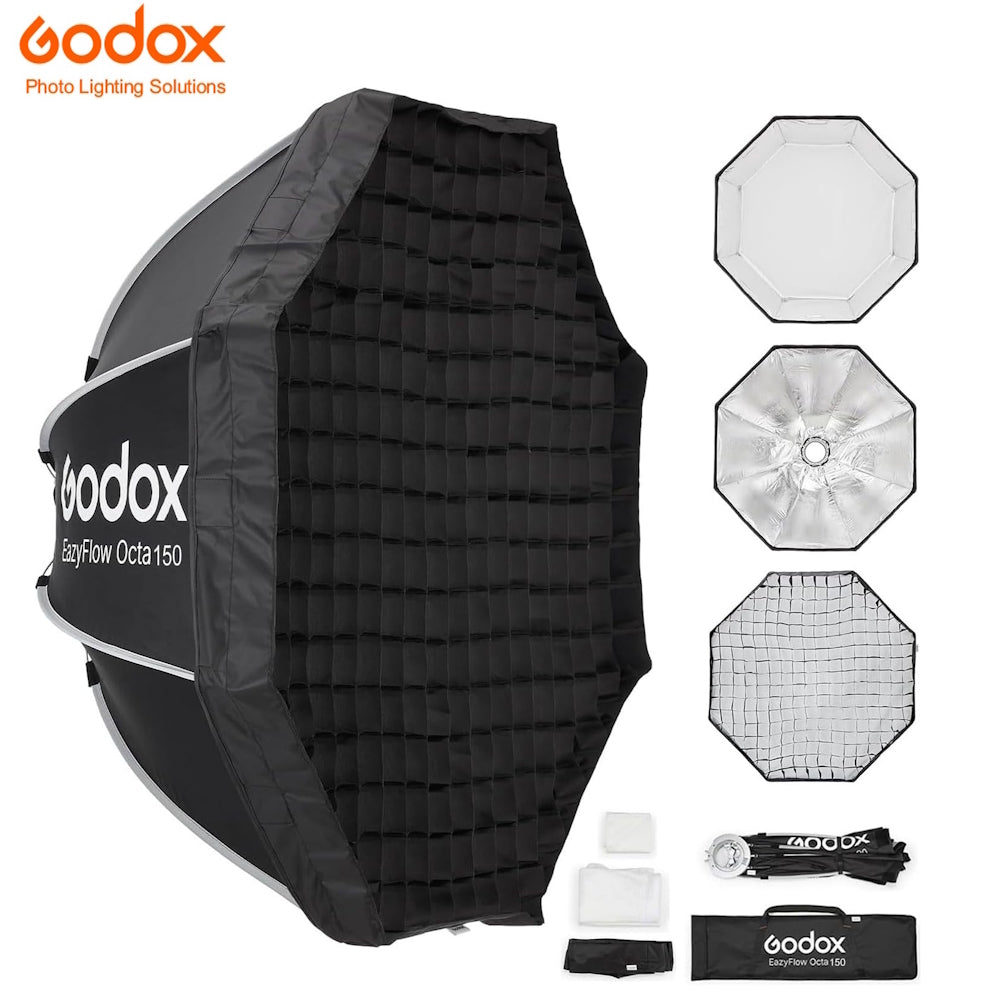 Godox EazyFlow Octa 150cm – Softbox Octogonal Bowens