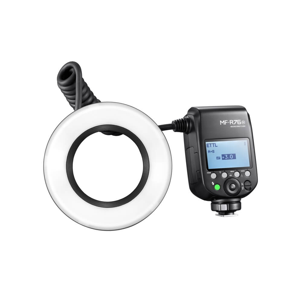 Flash Macro Godox MF-R76-N TTL para Nikon