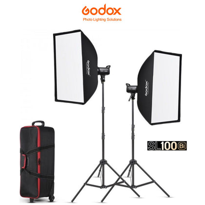 Kit 2 Focos Led Bicolor Godox SL100Bi