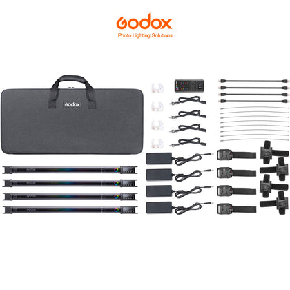 Kit 4 Tubos Led RGB Godox TL60