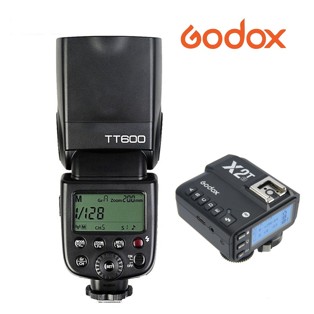 Flash manual Godox TT600 HSS Gn60 receptor interno 2.4Ghz y