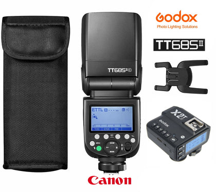 Kit Godox TT685II y transmisor X2T para Canon