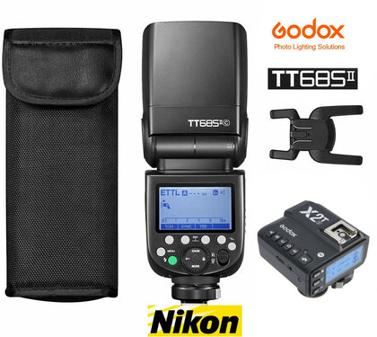 Kit Godox TT685II y transmisor X2T para Nikon