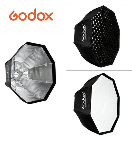 Softbox rápida Godox Easy-Up Octa 120cm con Grid montura Bowens