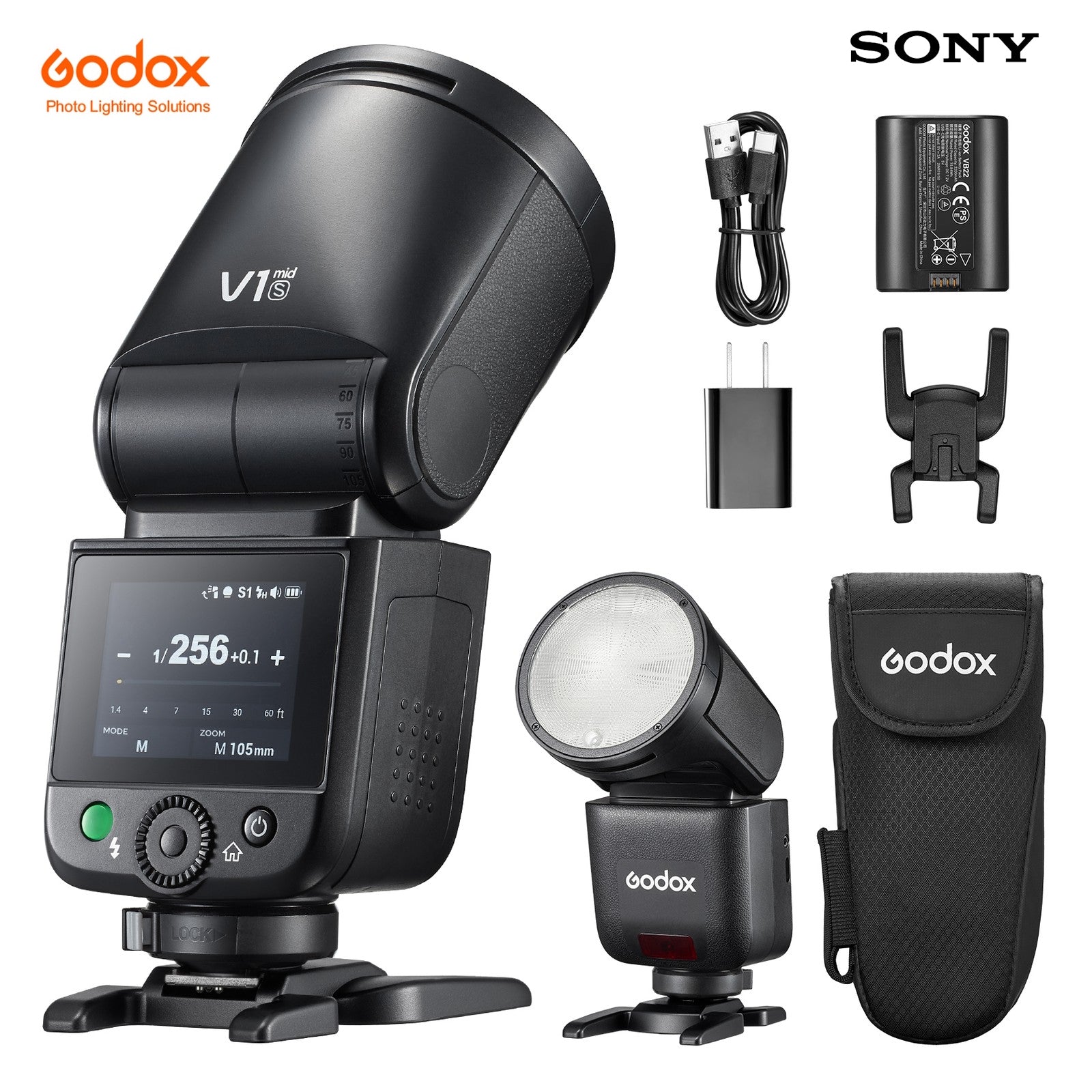 Godox V1 Mid para Sony ADI / P-TTL