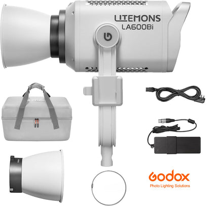 Foco Led Godox Litemons LA600Bi K1 con maleta
