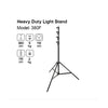 Godox 380F Heavy-Duty – Pie de iluminación profesional 380cm
