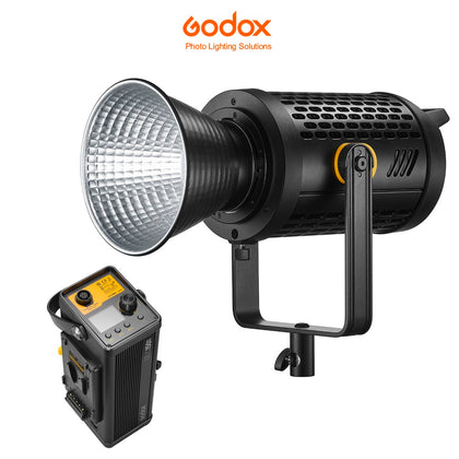 Foco LED Silencioso Godox UL150II a Red y baterías