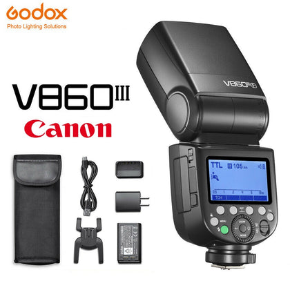 Flash Godox V860III para Canon