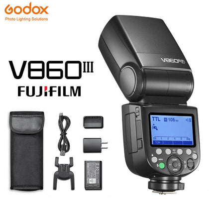 Flash Godox V860III para Fuji