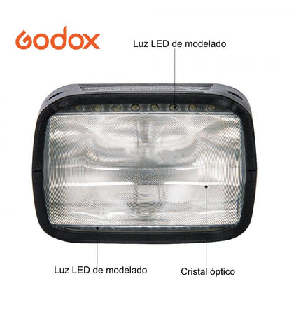 Cabezal de flash Speelite para Godox AD200 y AD200Pro