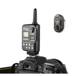 Disparador Godox XT-16 para series DS, SK, QT, GT, DP, DE y Wistro