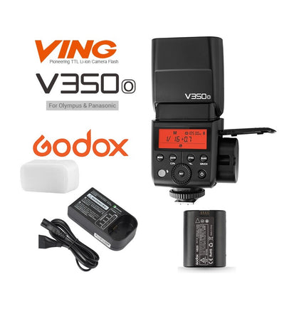 Flash Godox V350O wireless 2.4Ghz para Olympus y Panasonic