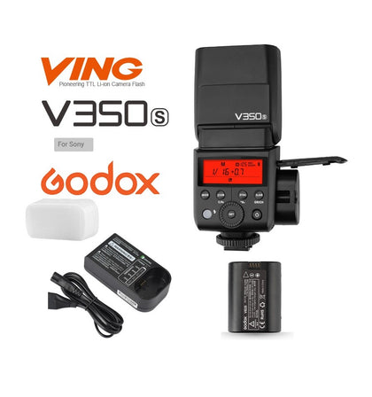 Flash Godox V350S wireless 2.4Ghz para Sony