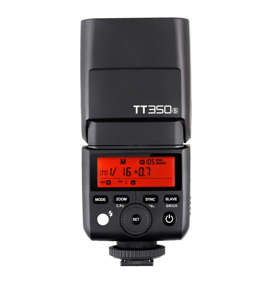 Flash TTL Godox TT350 HSS,  2.4GHz para Olympus y Panasonic