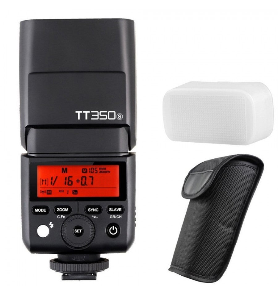 Flash TTL Godox TT350 HSS,  2.4GHz para Sony