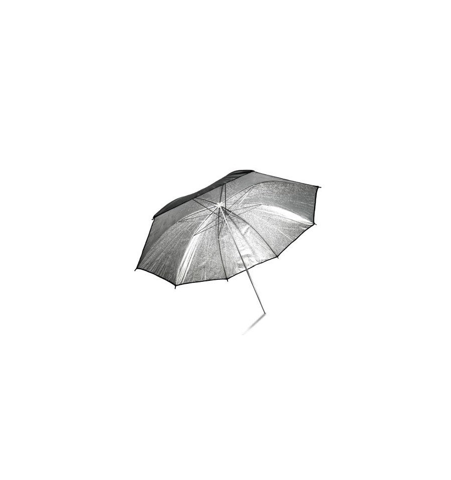 Kit Strobist pie estudio 260cm, paraguas plata-negro 84cm, soporte tipo B
