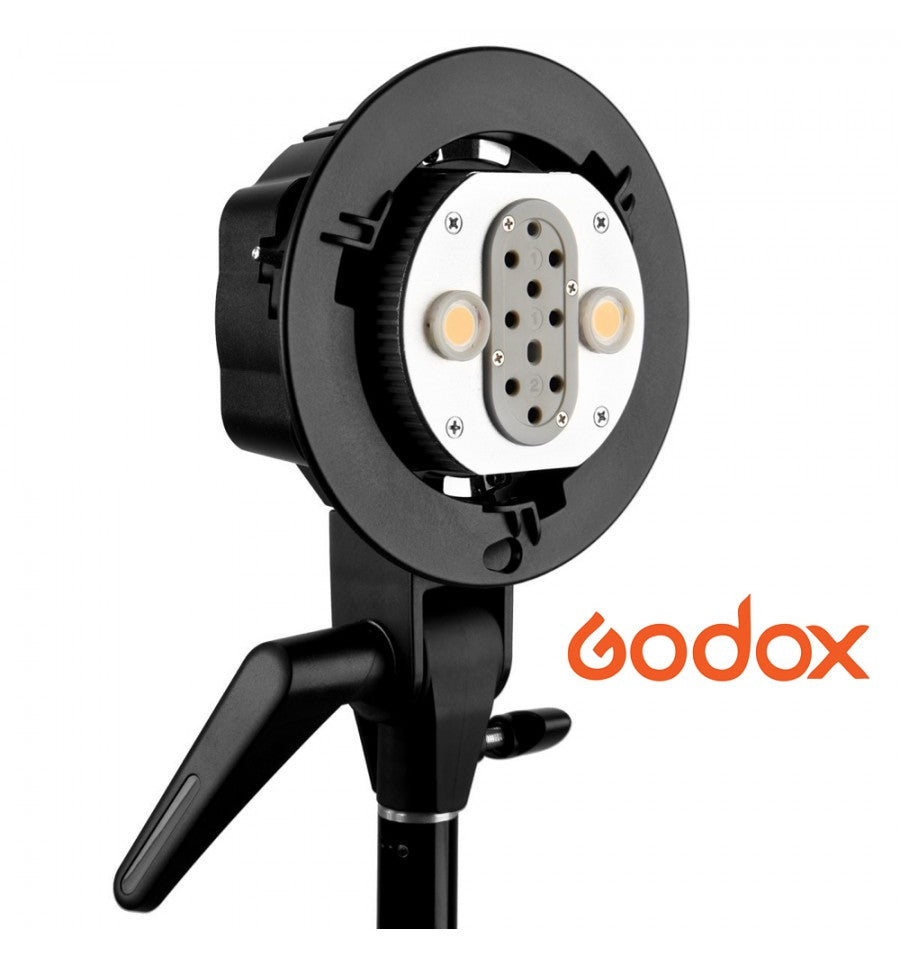 Rótula Godox S-Type para 2 flashes AD200Pro y AD200