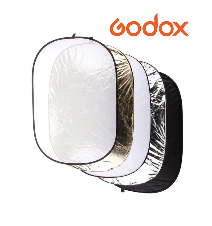 Reflector Plegable Ovalado Godox 5 en 1 60x90cm