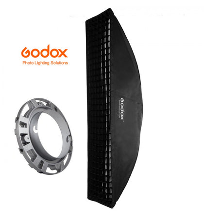 Softbox Strip Godox Premium 22x90cm con GRID para Elinchrom
