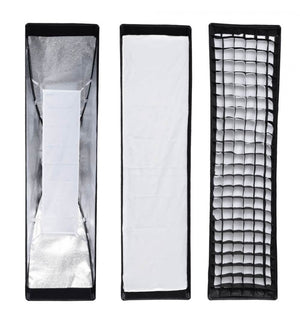 Softbox Strip Godox Premium 30x120cm con GRID para Bowens