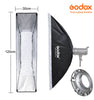 Softbox Strip Godox Premium 30x120cm con adaptador Bowens